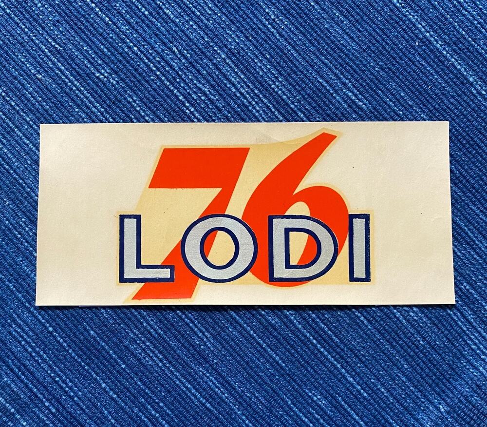 Vintage Union 76 Oil Lodi California Water Decal Gas Station Travel Souvenir